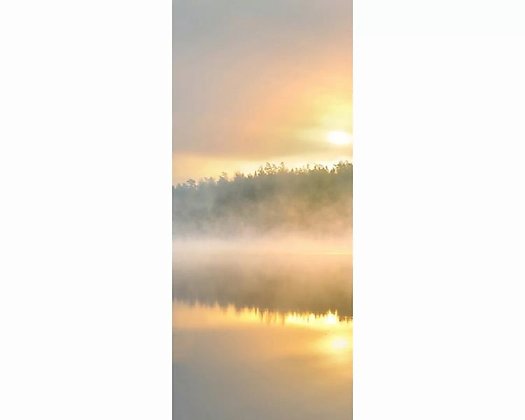 Trtapete "Sonnennebel" 0,91x2,11 m / selbstklebende Folie günstig online kaufen