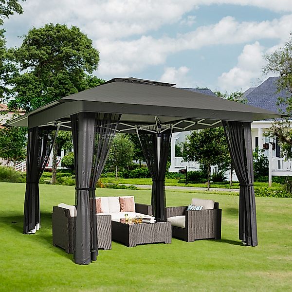 Bealife Pavillon 3.9x3.9m Pop-Up Pavillon mit günstig online kaufen