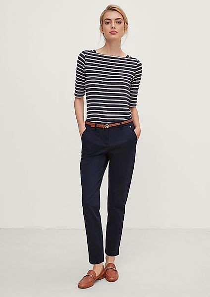 Comma 7/8-Hose Chino-Hose mit Gürtel günstig online kaufen