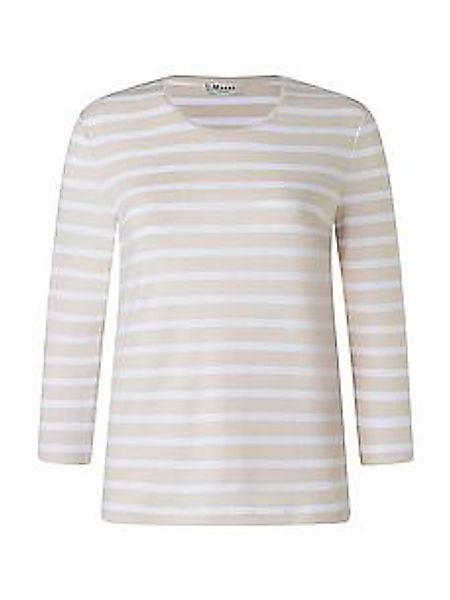 Rundhals-Shirt 3/4-Arm MAERZ Muenchen beige günstig online kaufen