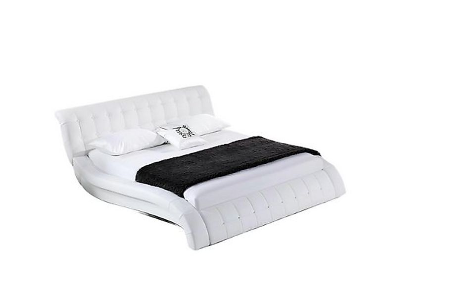 Xlmoebel Bett Doppelbett mit Polsterung aus luxuriösem Leder für das modern günstig online kaufen