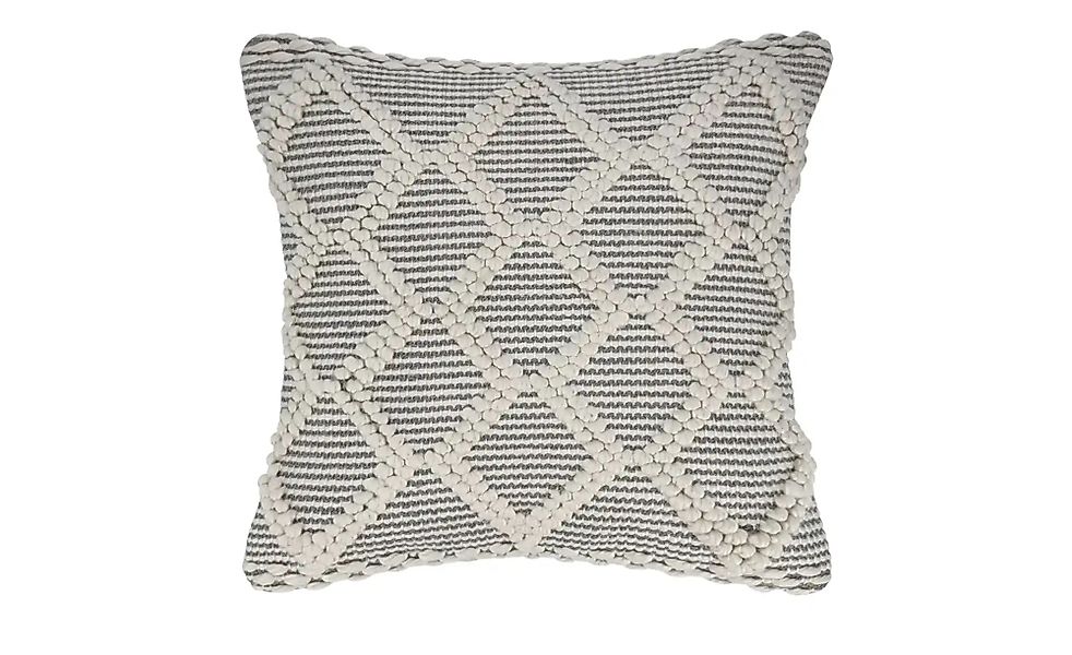 HOME STORY Kissen  Grobflechtoptik ¦ beige ¦ Maße (cm): B: 45 Dekokissen & günstig online kaufen