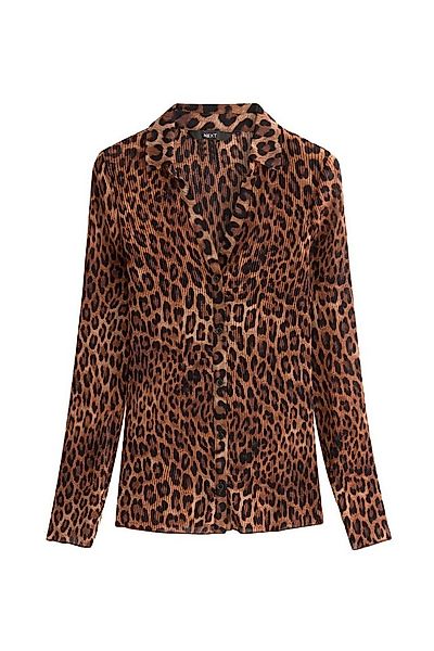 Next Langarmbluse Langärmeliges, plissiertes Hemd (1-tlg) günstig online kaufen