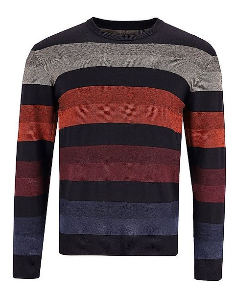 Hajo Rundhalspullover Rundhalspullover in Farbverlauf allover günstig online kaufen