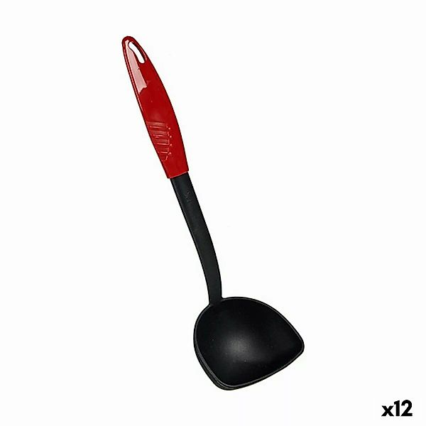 Löffel Kunststoff Rot Schwarz Nylon (6,5 X 30,5 X 9 Cm) (12 Stück) günstig online kaufen