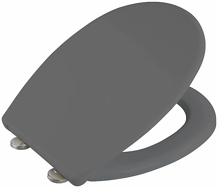 Wenko WC-Sitz Vorno Neo aus Duroplast Grau günstig online kaufen