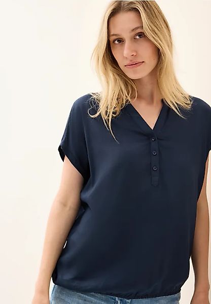 Blusenshirt in Unifarbe günstig online kaufen