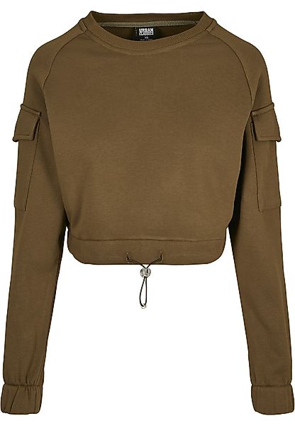 URBAN CLASSICS Sweater "Damen Ladies Short Worker Crewneck", (1 tlg.) günstig online kaufen