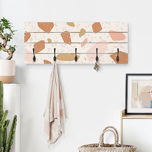 Wandgarderobe Detailliertes Terrazzo Muster Pisa günstig online kaufen