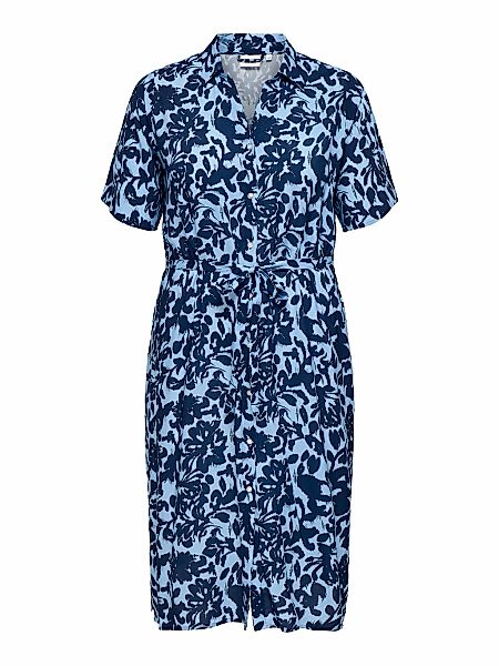 ONLY CARMAKOMA Blusenkleid "CARYASMIN S/S SHIRT DRESS WVN NOOS" günstig online kaufen