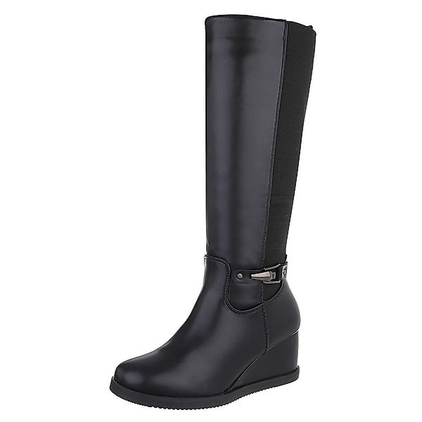 Ital-Design Damen Elegant Keilstiefel (88843428) Keilabsatz/Wedge günstig online kaufen