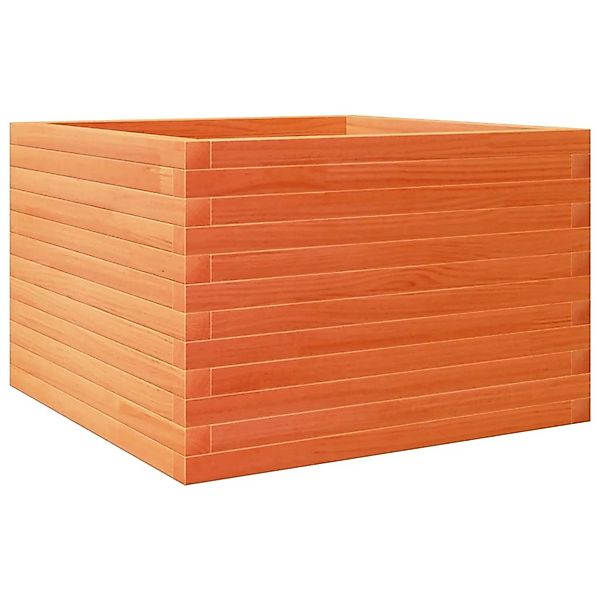 vidaXL Pflanzkübel Wachsbraun 70x70x45,5 cm Massivholz Kiefer 847255 günstig online kaufen