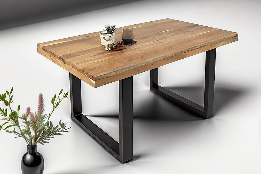 SAM® Esstisch Brasilia, Akazienholz, Metallgestell U-Form, günstig online kaufen