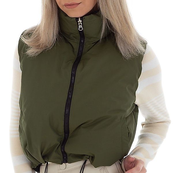 Ital-Design Kurzweste Damen Freizeit Gefütterte Jacke günstig online kaufen
