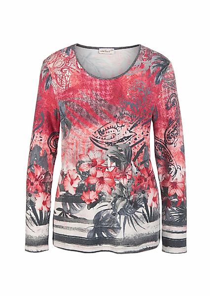 GOLDNER Print-Shirt "Weiches Flanellshirt mit ausdrucksstarkem Druck" Mit f günstig online kaufen