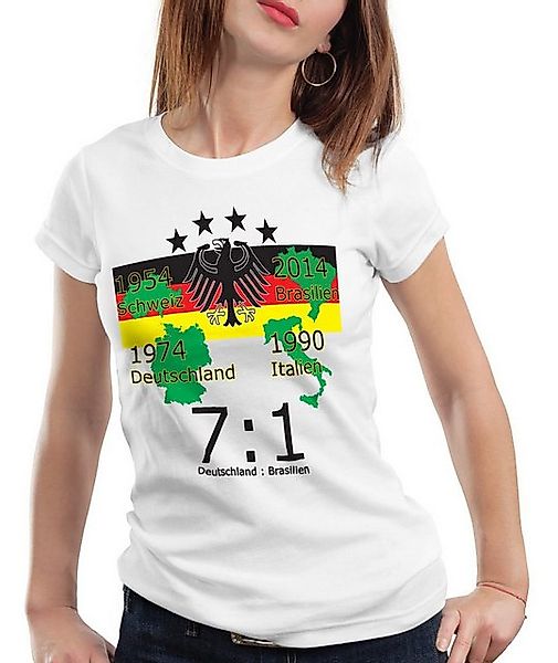 style3 T-Shirt 4. Stern WM 2026 Deutschland Brasilien trikot fanartikel wel günstig online kaufen