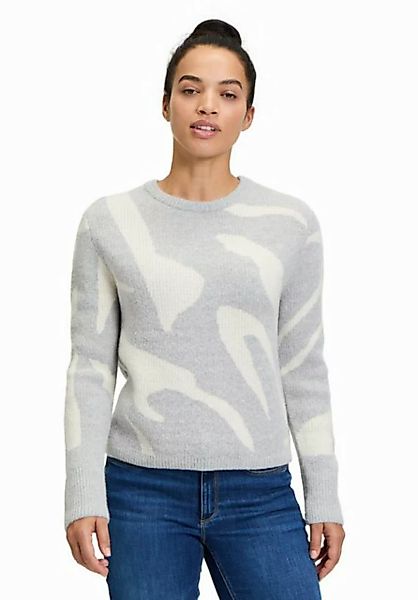 Betty&Co Strickpullover Betty & Co Strickpullover mit Jacquard (1-tlg) Jacq günstig online kaufen