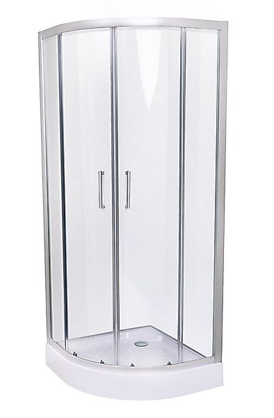 Belvit Eckdusche BV-DK2-9090, BxT: 90x90 cm, 1-tlg., Belvit Duschkabine Vie günstig online kaufen