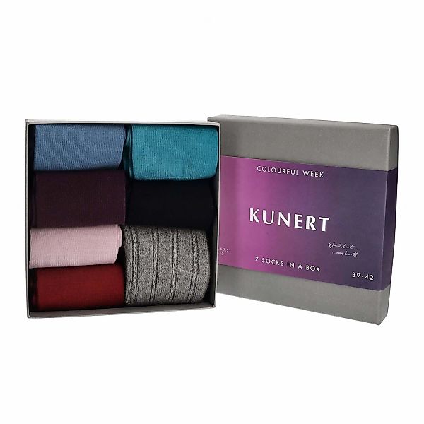 KUNERT Socken "Socke Colourful week box" günstig online kaufen