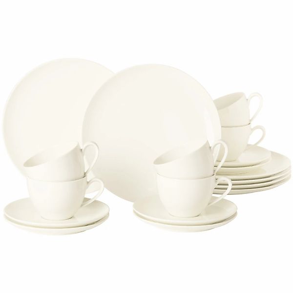 Seltmann Weiden Geschirr-Set "Kaffeeservice Savona Fine Diamond 18er Set cr günstig online kaufen