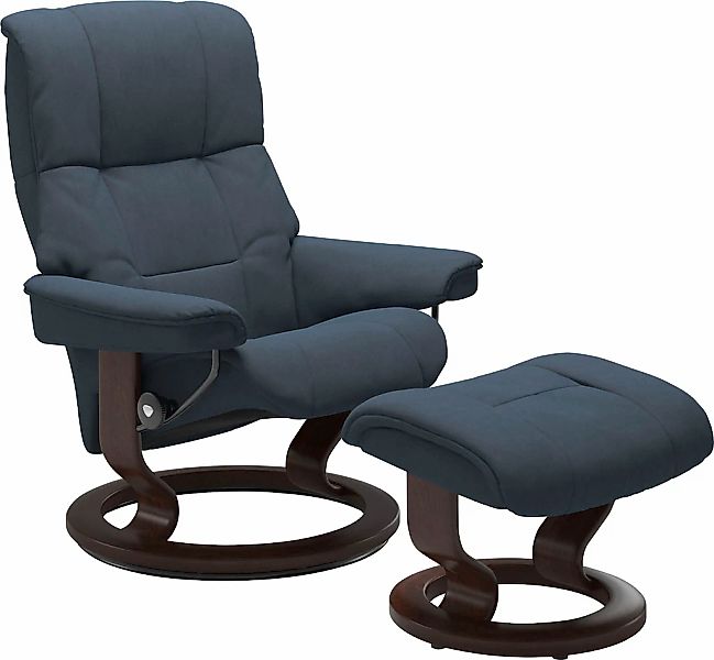 Stressless "Mayfair" Relaxsessel mit Hocker, mit Classic Base, Gestell Brau günstig online kaufen