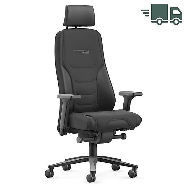 Interstuhl TWENTYFOUR (TF118) 24h Bürostuhl | Kopfstütze | Schwarz günstig online kaufen