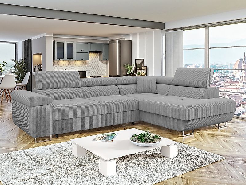 MIRJAN24 Ecksofa Torezio Cord, mit Bettkasten günstig online kaufen