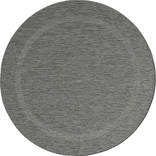 the carpet Teppich "Mistra round" rund 1 mm Höhe moderner robuster In und O günstig online kaufen