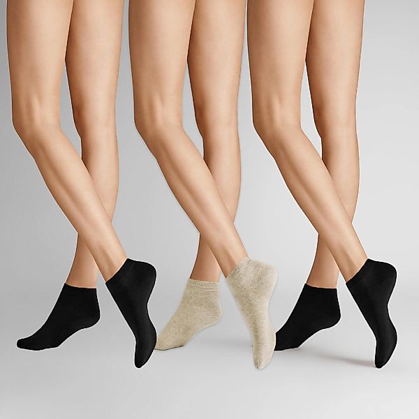 Hudson Sneakersocken "EASY³ 3-PACK" 3er Pack, bequemer Komfortbund günstig online kaufen