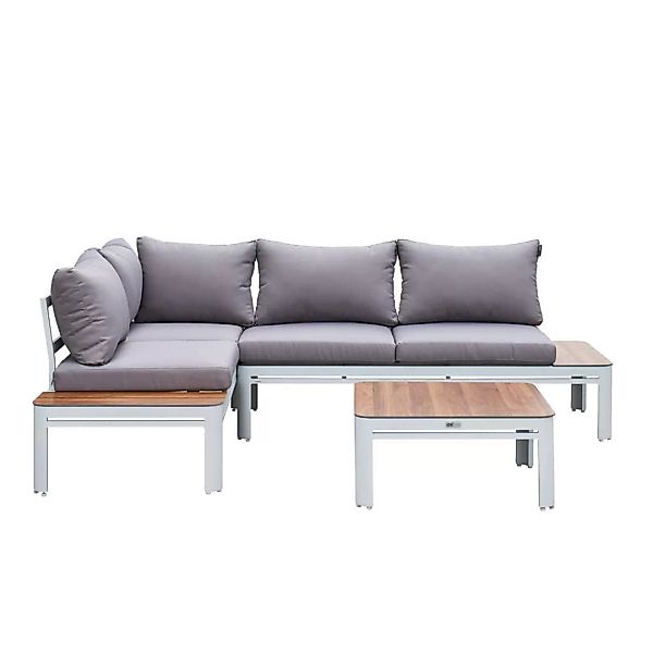 AXI Outdoor Living Loungeset Eos braun Textil B/H/L: ca. 157x65x71 cm günstig online kaufen