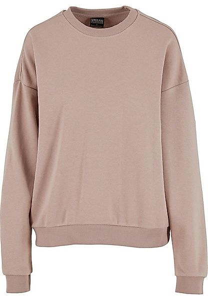 URBAN CLASSICS Sweater Urban Classics Damen Ladies Oversized Light Terry Cr günstig online kaufen