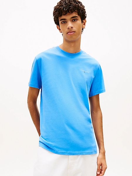 Tommy Jeans T-Shirt "TJM SLIM LINEAR CHEST TEE EXT" Mit Rundhalsausschnitt günstig online kaufen