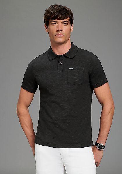 Bruno Banani Poloshirt schmale Passform, Kurzarm, mit Polokragen und Knöpfe günstig online kaufen
