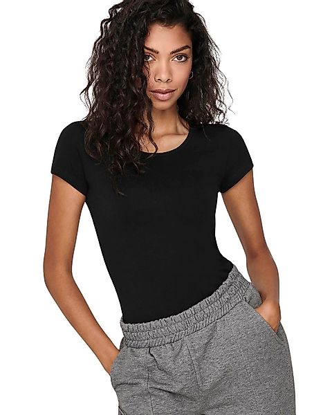 ONLY T-Shirt (3er-Pack) Basic Shirts in Unifarben günstig online kaufen