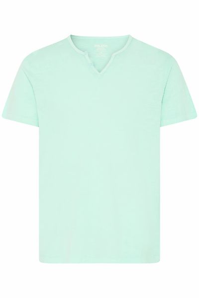 Blend T-Shirt "BHAshton split neck tee" mit Deko-Knopfdetail am Ausschnitt günstig online kaufen