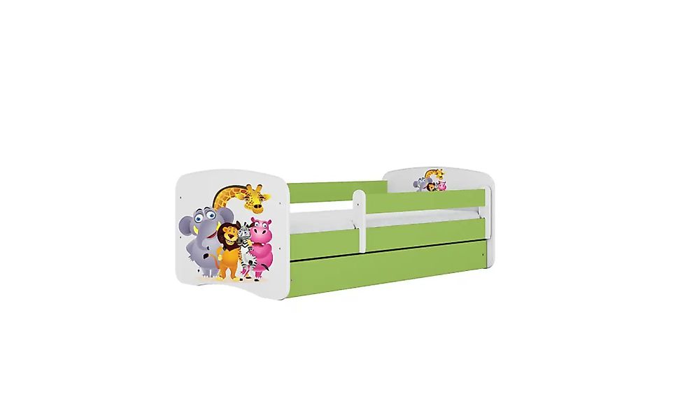 Bett  Zoo ¦ grün ¦ Maße (cm): B: 144 H: 61 Betten > Bettgestelle - Höffner günstig online kaufen