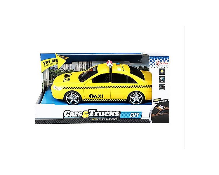 Toi-Toys Spielzeug-Auto Yellow Cab Taxi mit Licht und Sound, mit Friktionsm günstig online kaufen