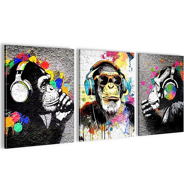 Novart Bild Wandbilder Set Banksy Style günstig online kaufen