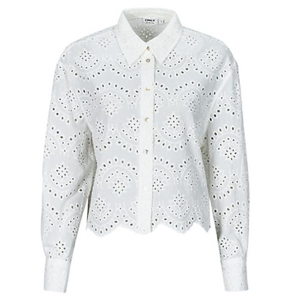 ONLY Blusenshirt lockeres Muschelsaum ONLVALAIS L/S günstig online kaufen