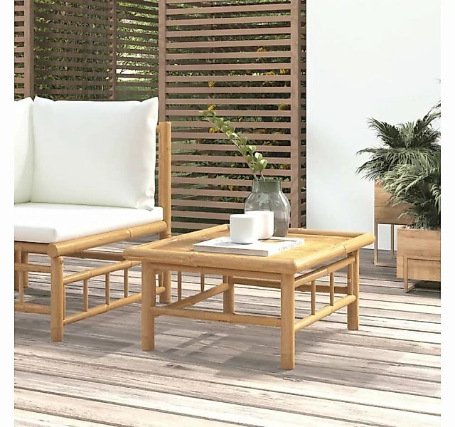 vidaXL Loungesofa Gartentisch 65x55x30 cm Bambus, 1 Teile günstig online kaufen