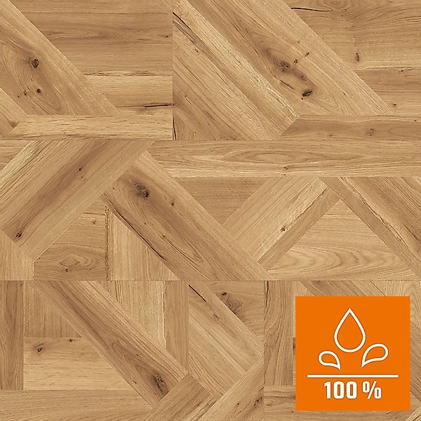 Masterfloor Laminatboden Aqualine Eiche Milano Reale 8 mm Wasserresistent günstig online kaufen