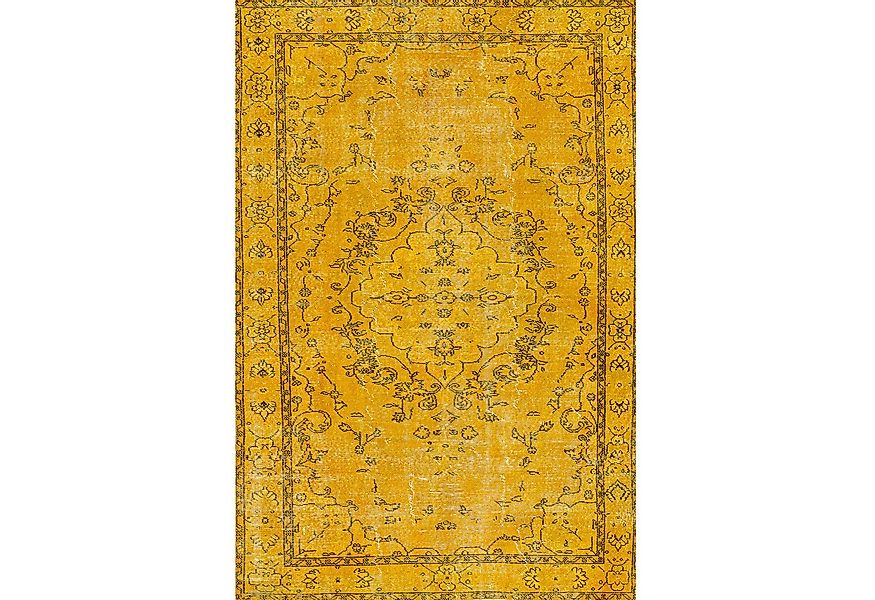 Bamyum Teppich Giallo Teppich mit Chenille-Druck, Waschbarer, Antibakteriel günstig online kaufen