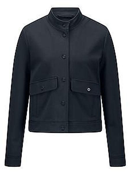 Jersey-Jacke Stehkragen BASLER blau günstig online kaufen