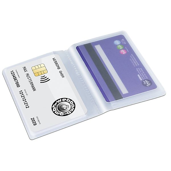 WEBBOMB Etui für 10 Kreditkarten Ausweise günstig online kaufen