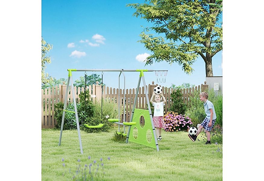AIYAPLAY Schaukelgestell Outdoor-Kinderschaukel für Kleinkinder von 3–8 Jah günstig online kaufen