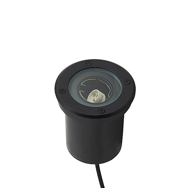 Lindby Bodeneinbauleuchten Cliff 10017712 Modern in Schwarz 1-flammig GU10 günstig online kaufen