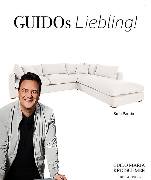 Guido Maria Kretschmer Home&Living Hocker "Pantin", mit Federn und Daunen günstig online kaufen