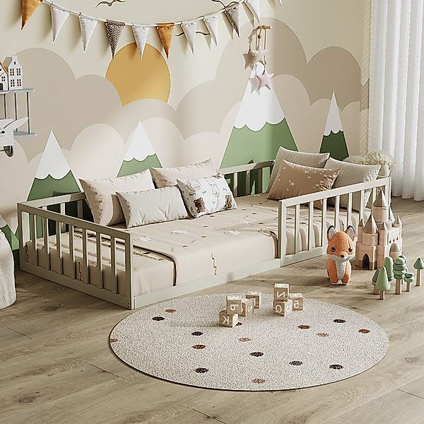 VitaliSpa® Kinderbett Minno, Greige, 205 x günstig online kaufen
