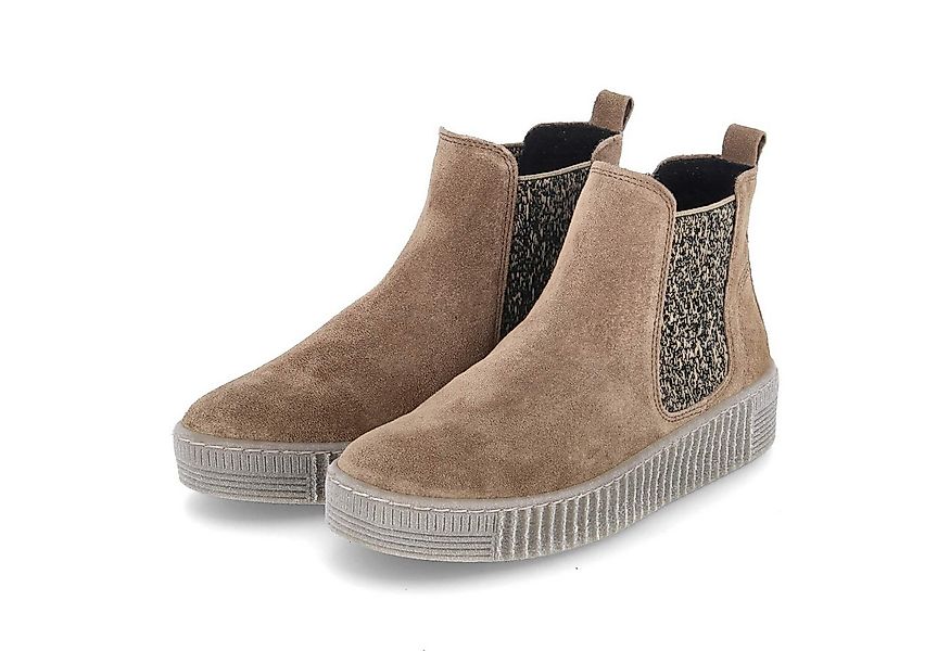 Gabor Gabor 73.731.11 Damen Rauleder beige Schlupfstiefel günstig online kaufen