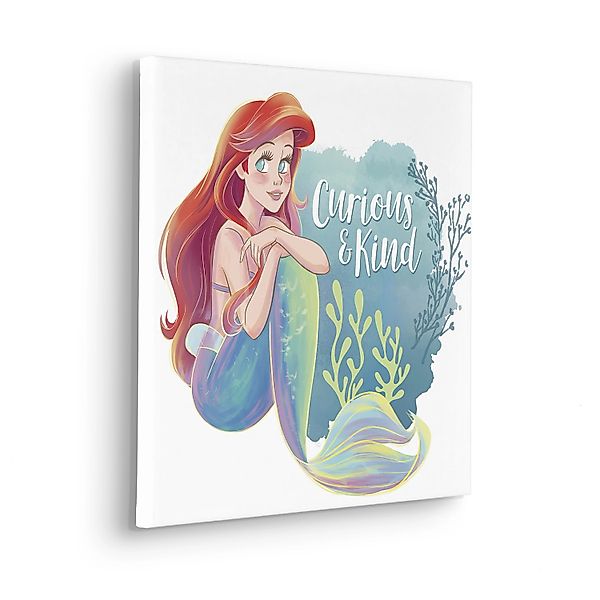 Komar Keilrahmenbild Disney Ariel Curious & Kind Blau günstig online kaufen